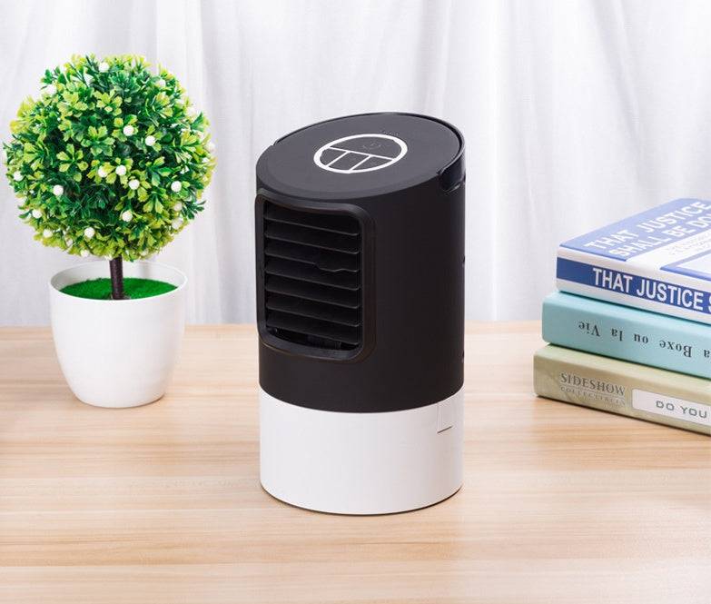 Humidifying desktop air conditioner fan - Black / AU