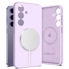 Samsung Galaxy S25+ (Plus) Tech-Protect Silikone Cover - MagSafe Kompatibel - Lilla