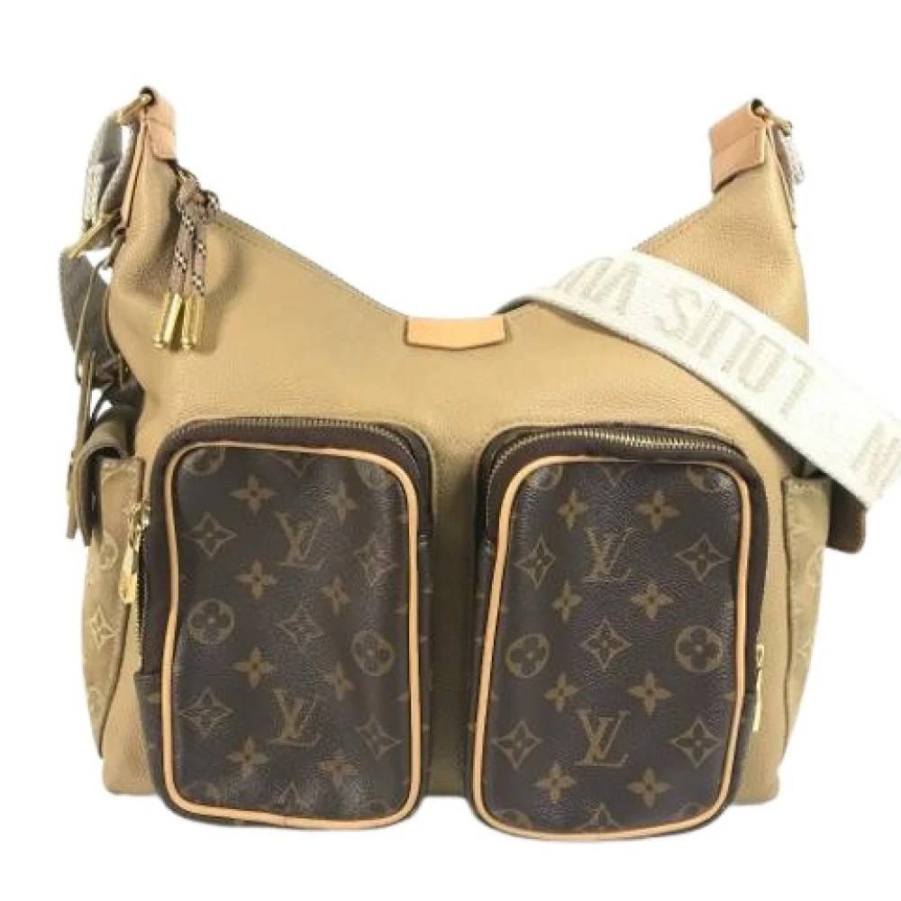 Louis Vuitton Vintage Pre-owned Monogram Canvas Skuldertaske - Vintage - unisex - Beige - ONE SIZE - Uld