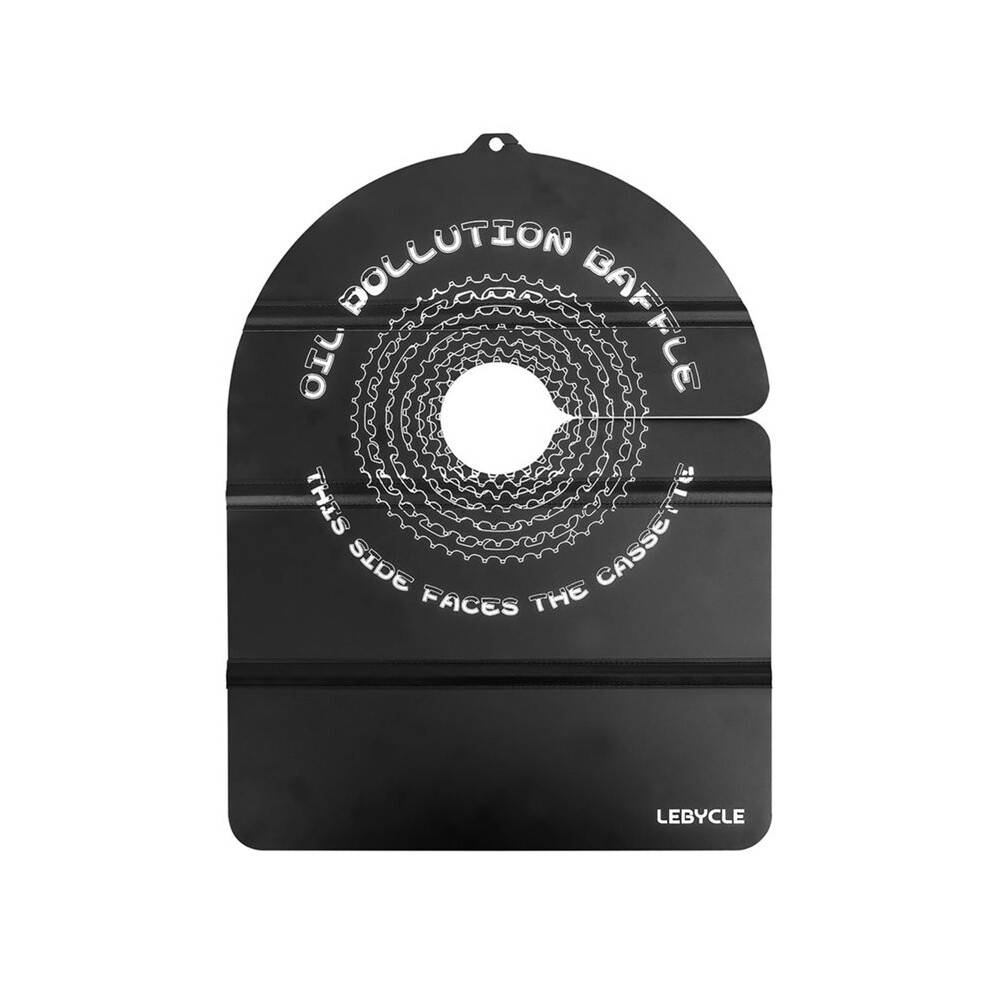 LEBYCLE Bike Disc Brake Cover, Foldable Grime Guard for Bicycle Cleaning, Portable Cycling Chain Cleaning Tool Wash Tool