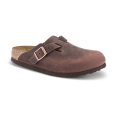 Birkenstock Boston med Narrow Soft fodseng Oil-læder Habana - 46