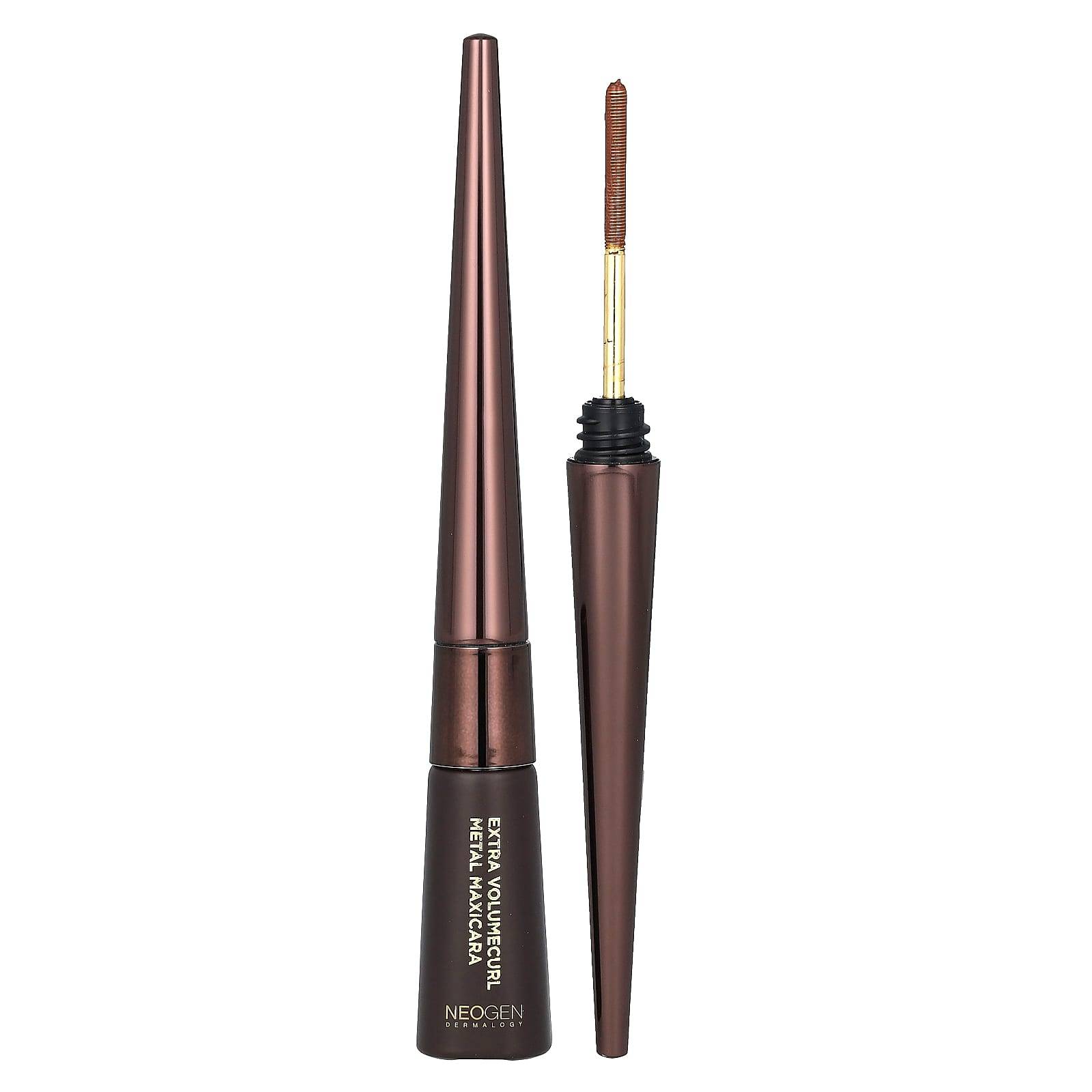 Extra Voluminös Metall Maxi Mascara, 02 Brun, 4ml(0.13Fl Oz)