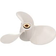 6 e 0-45941-01- el utombordare propeller av aluminium 7 1/2 x 8- ba för yamaha mariner 4-6hp 3 blad 9 spline tand vit r rotation