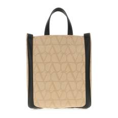Valentino Garavani, Taske, Herre, Beige, ONE SIZE, Uld, Tote Bag