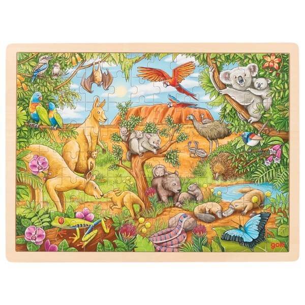 Goki Puslespil Australske Dyr 96 Brikker