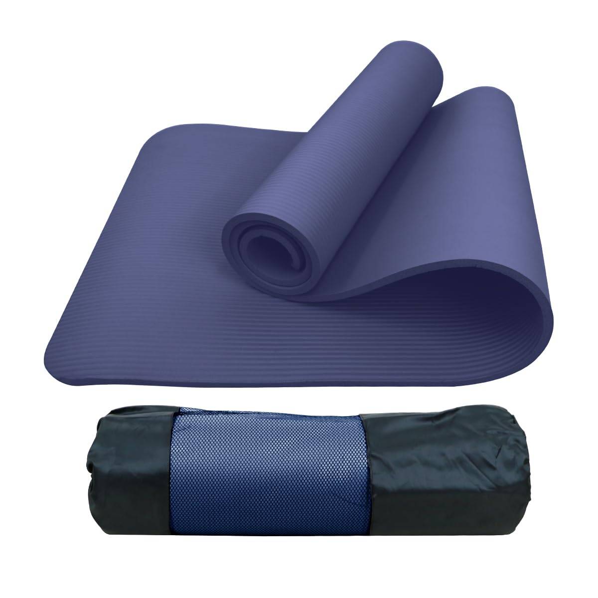 WEIMALL Yoga 10mm Training 1cm Perfect for Core Abdominal Muscle Pelvic Storage Case 190cm x YOGAM10CNV Mat, Thick, Wide, Non-Slip Mat, Thick, Yoga,