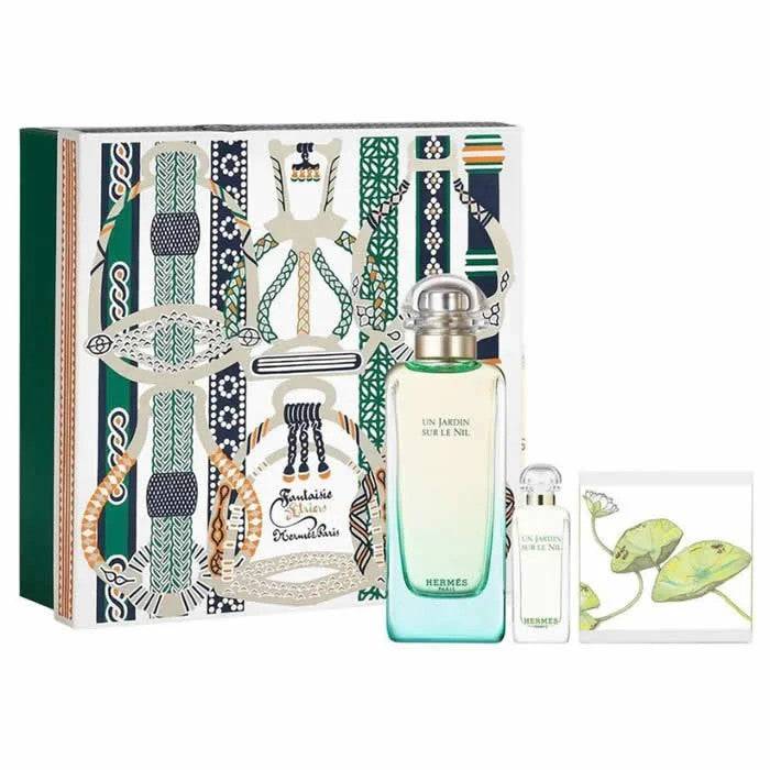Hermès Un Jardin Sur Le Nil Eau de Toilette 100ml Set 3 Pezzi — Eau de Toilette