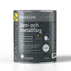 Järn- och Metallfärg Vit Midun