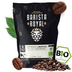 BARISTA ROYAL Ekologiska espressobönor "Espresso Libertad" | Färska kaffebönor direkt från Papua Neuguinea | 100% Arabica espresso hela bönor | Perfekt för helautomatiska och skärmhållare (1 000 g)