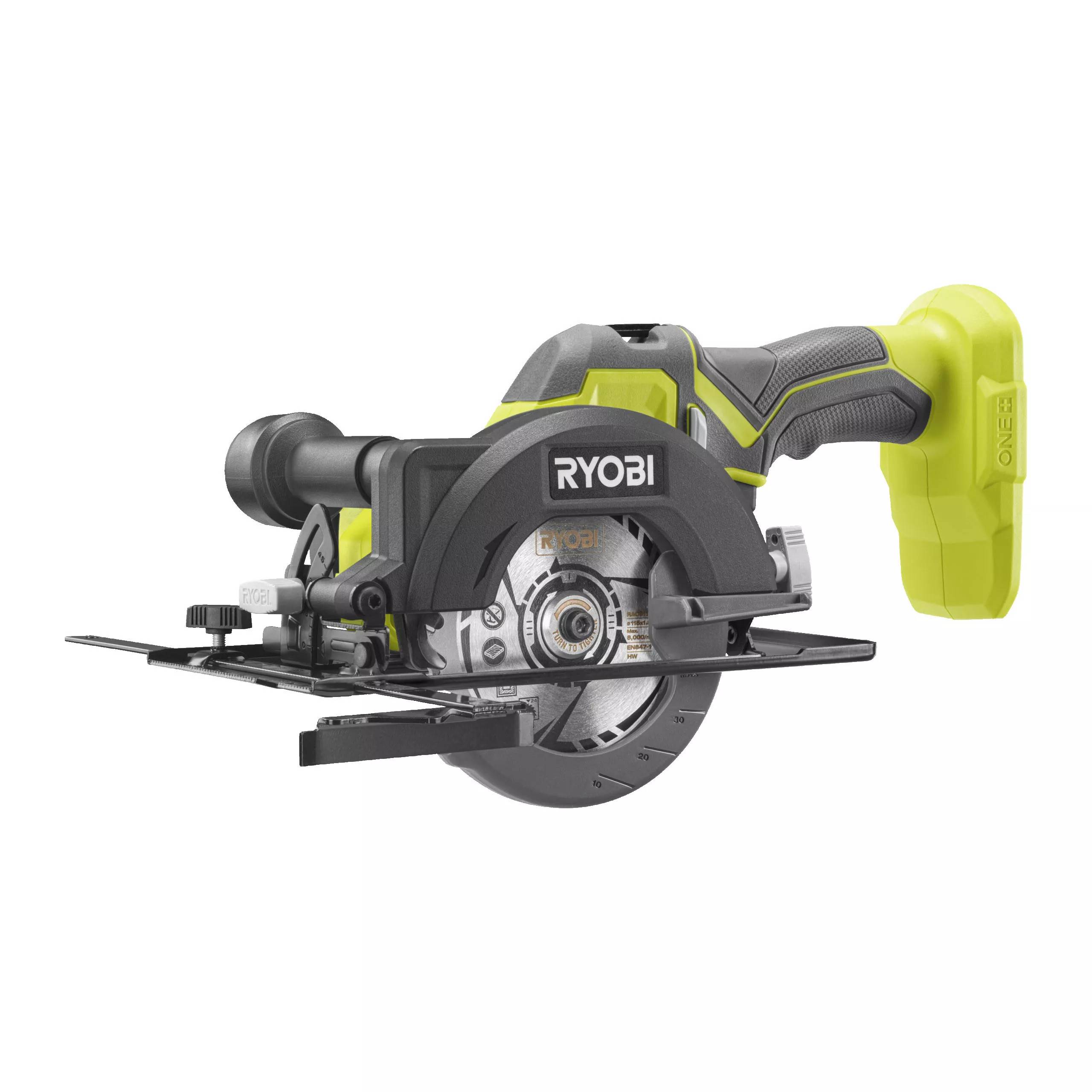 Ryobi Cirkelsåg 18V ONE+, R18CS115-0, utan batteri & laddare