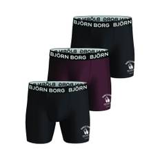 Björn Borg Performance Boxer Black/Red 3-pack