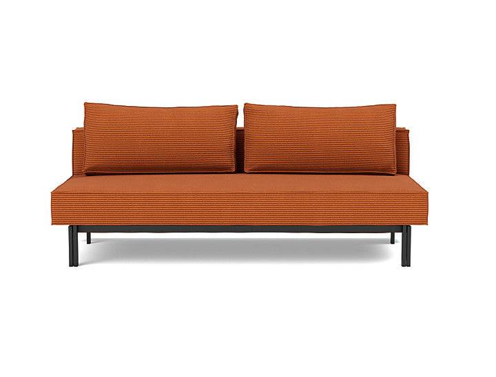 Sly Sovesofa - Stålben / 595 Corduroy Burnt Orange