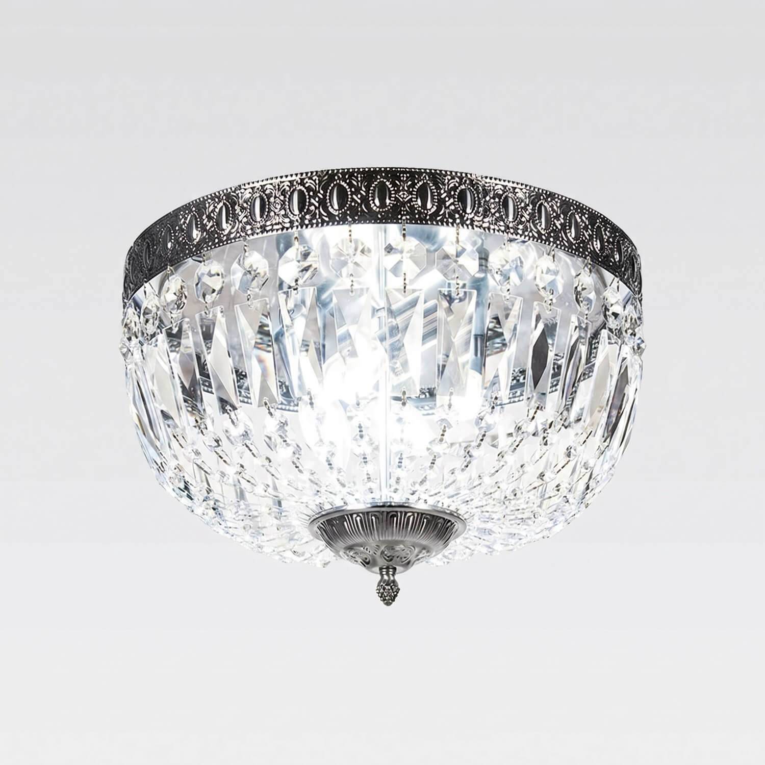 Kristallplafond Krom Ø40cm - Uppsala | Vesani