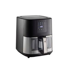 HOLM Airfryer med vindue 9 liter 1700 watt Sort