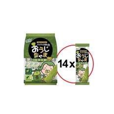 Rice Crackers Matcha Yuki & Love 140 g. - Riskiks (Rice Crackers)