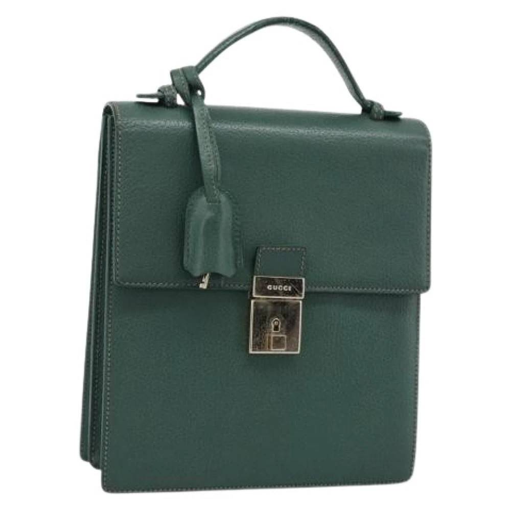 Gucci Vintage Pre-owned Hand Bag - Vintage - Dame - Grøn - ONE SIZE - Uld