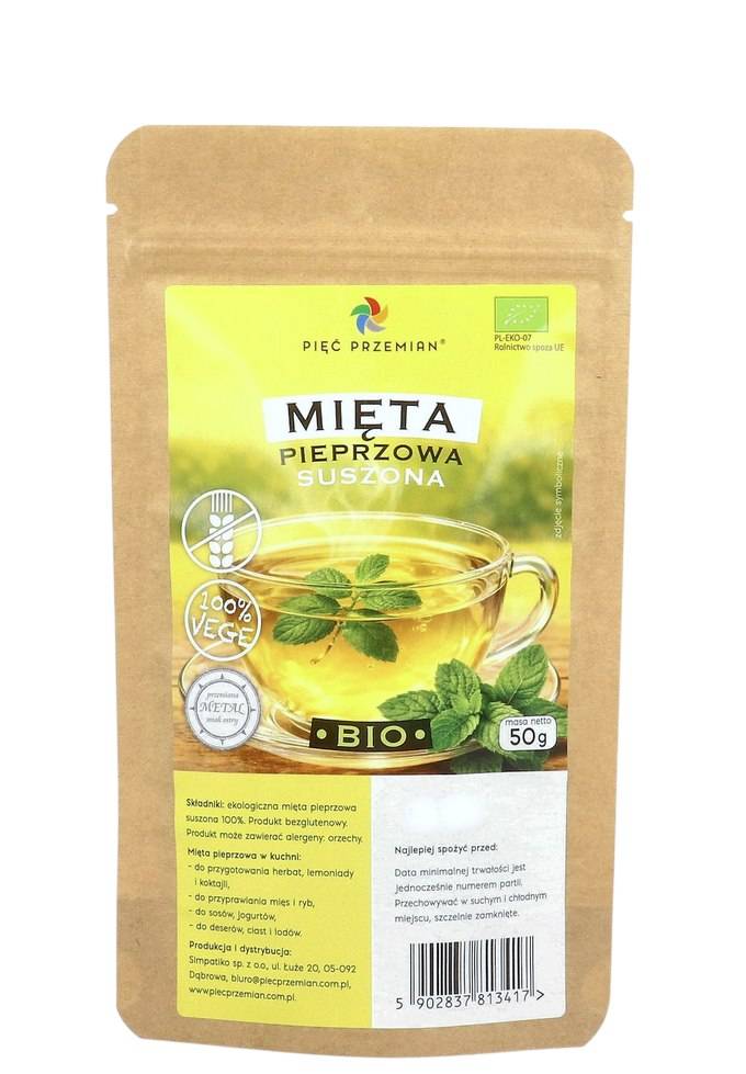 Pięć Przemian - Dried Peppermint Organic - 50g