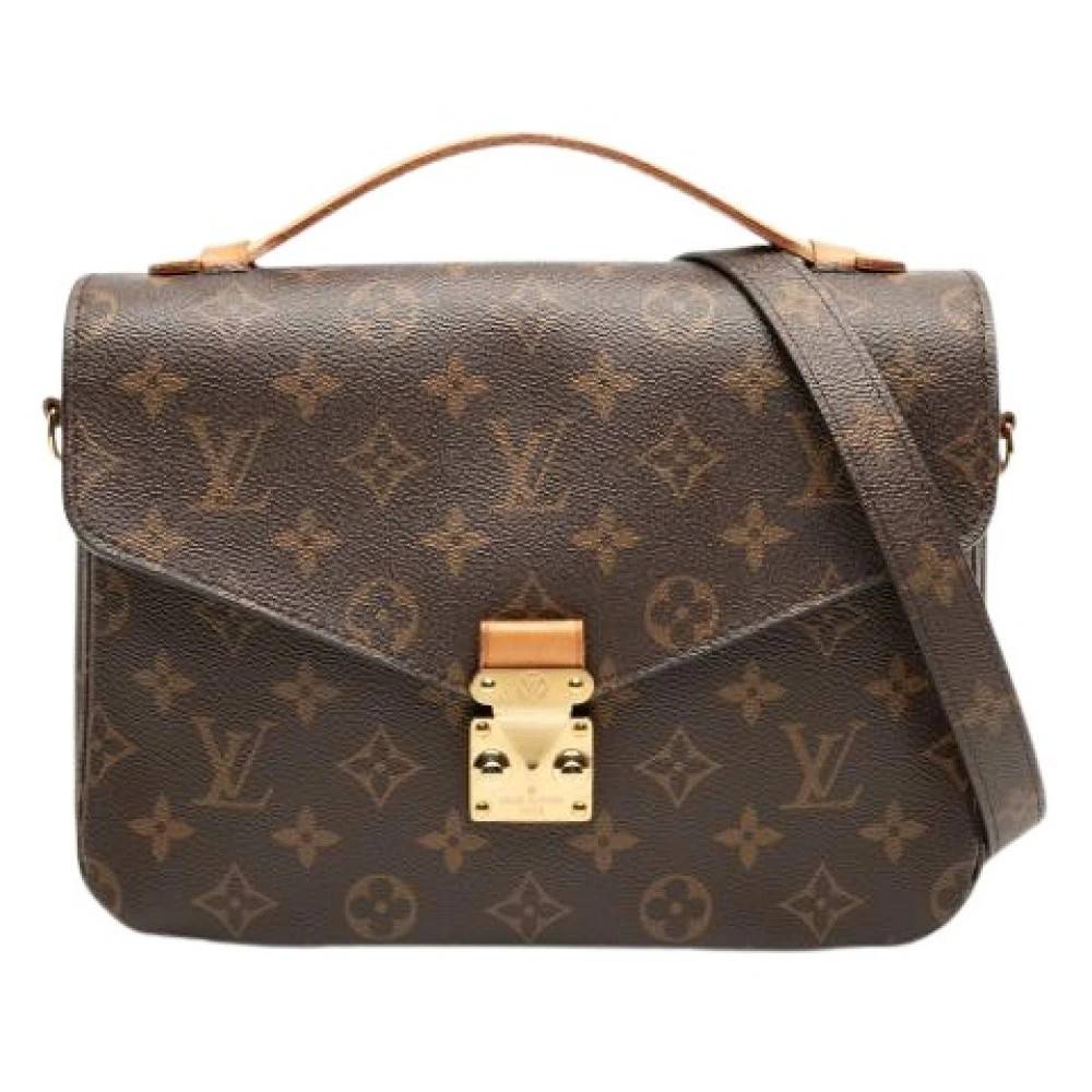 Louis Vuitton Vintage Pre-owned Pochette Metis - Vintage - Dame - Brun - ONE SIZE - Uld