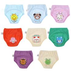 8PCS Baby Cloth Cartoon Waterproof Diapers Nappies Toddler 4 Layers Potty Training Pants (95)