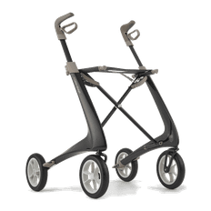 Carbon Ultralight Rollator - Komfort - Sort