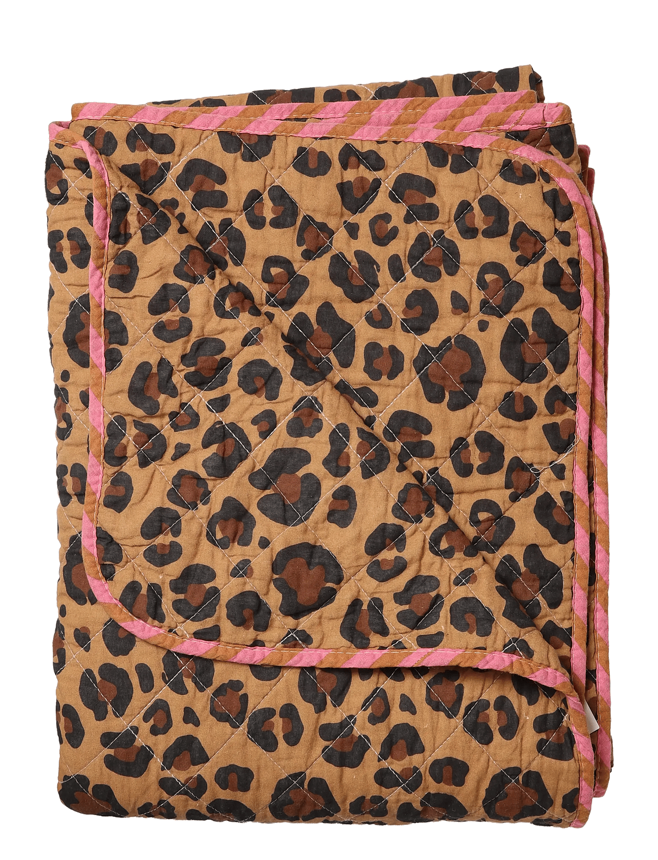 Au Maison Quilt Ethnic, Leopard-Sand, 140X220 Cm - Beige - 140X220 cm