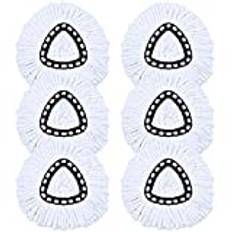 iAmoy ersättning mopphuvud påfyllning kompatibel med Vileda Turbo mikrofiber EasyWring 360 snurrmopp