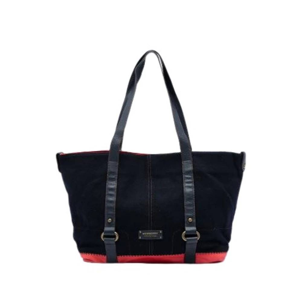 Burberry Vintage Pre-owned Denim Tote Bag - Vintage - Dame - Blå - ONE SIZE - Denim