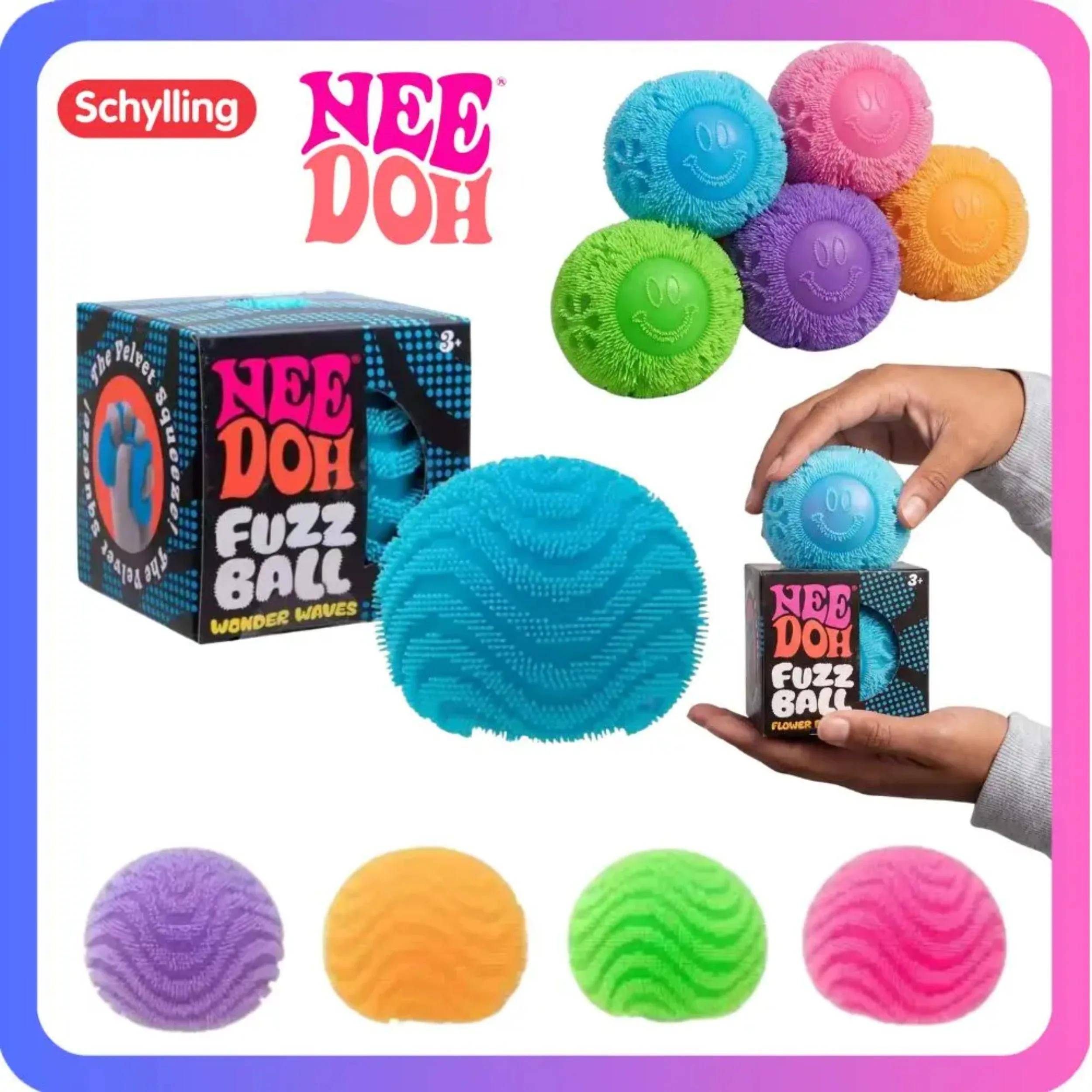 Nee Doh Fuzz Ball-serien Skrivbordsdekompressionsprydnad Leksaker för stresslindring Lämplig för under press Rolig Mjuk Stressboll Gåvor