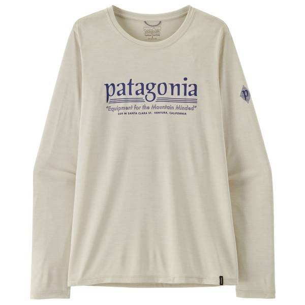 Patagonia Women's L/S Capilene Cool Daily Shirt Funktionsshirt Damer størrelse S farve beige