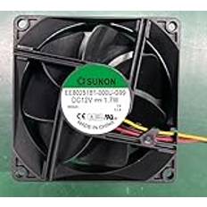 Original EE80251B1-000U-G99 DC12V 0.14A 1.7W 8025 Computer Chassis Axial Fan