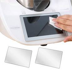 Panzer Displayschutzfolie kompatibel mit Vorwerk Thermomix TM6-2er Pack Kratzfest Langlebig, Klar Touchfunktion Schutzfolie Hybrid-Folie für TM6 Zubehör