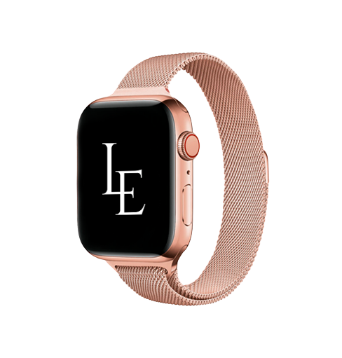 Apple Watch (42/44/SE/45/46/49mm) - L'Empiri™ Milanese Thin Loop - RoseGuld