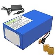 SNHMFUH 72V Li-Ion E-Bike batteri 20AH 30AH 40AH högeffektsbatteri med 80A BMS + 84V 5A laddare för mountainbike/golfbil/cykelmotor 1500W - 3000W,72v,20AH