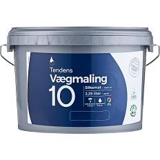 Tendens vægmaling silkemat 10 2.25 liter (På lager i et varehus)