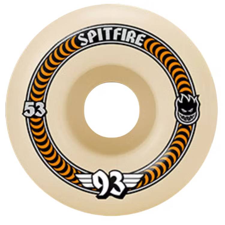 Spitfire Wheels Formula Four Soft Sliders Classic 53mm 93 duro