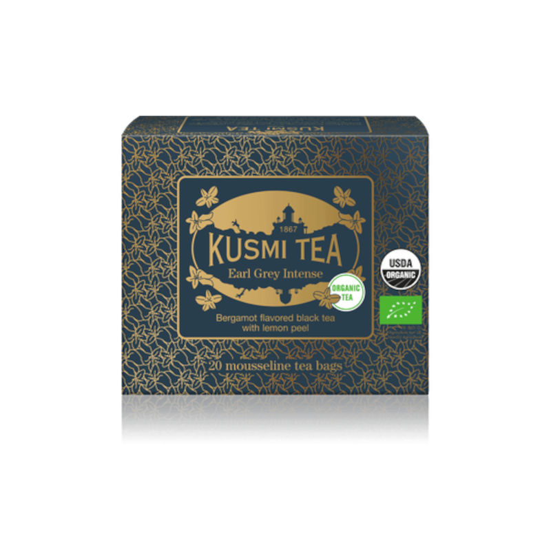 KUSMI EARL GREY INTENSE TE ØKO - TEBREVE