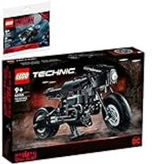 Lego Uppsättning av 2 42155 The Batman BATCYCLE och 30455 Batmobile Polybag