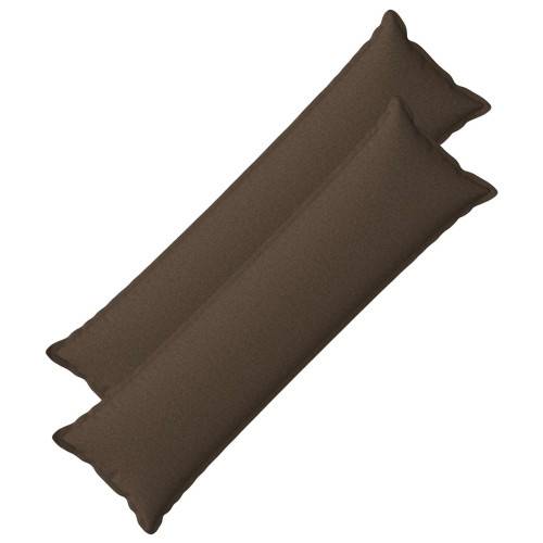 Kuddöverdrag 2 st HOUTEN Taupe 40 x 145 cm Faux Linne