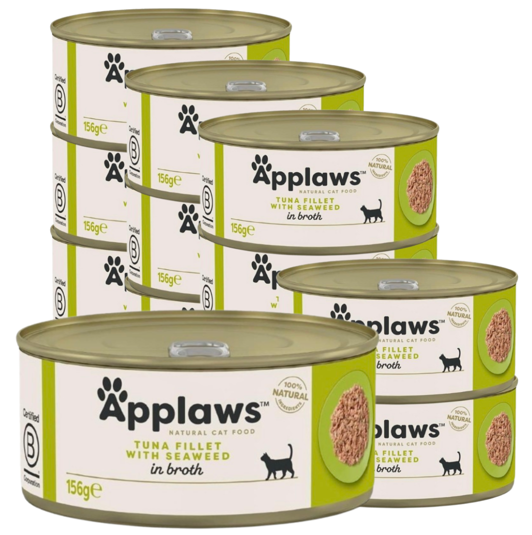 Applaws - 12 x Wet Cat Food 156 g - Tuna & Seaweed