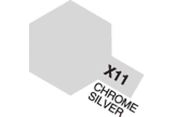 Autopartner RC - TAMIYA 81511 Acrylic Mini X-11 Chrome Silver