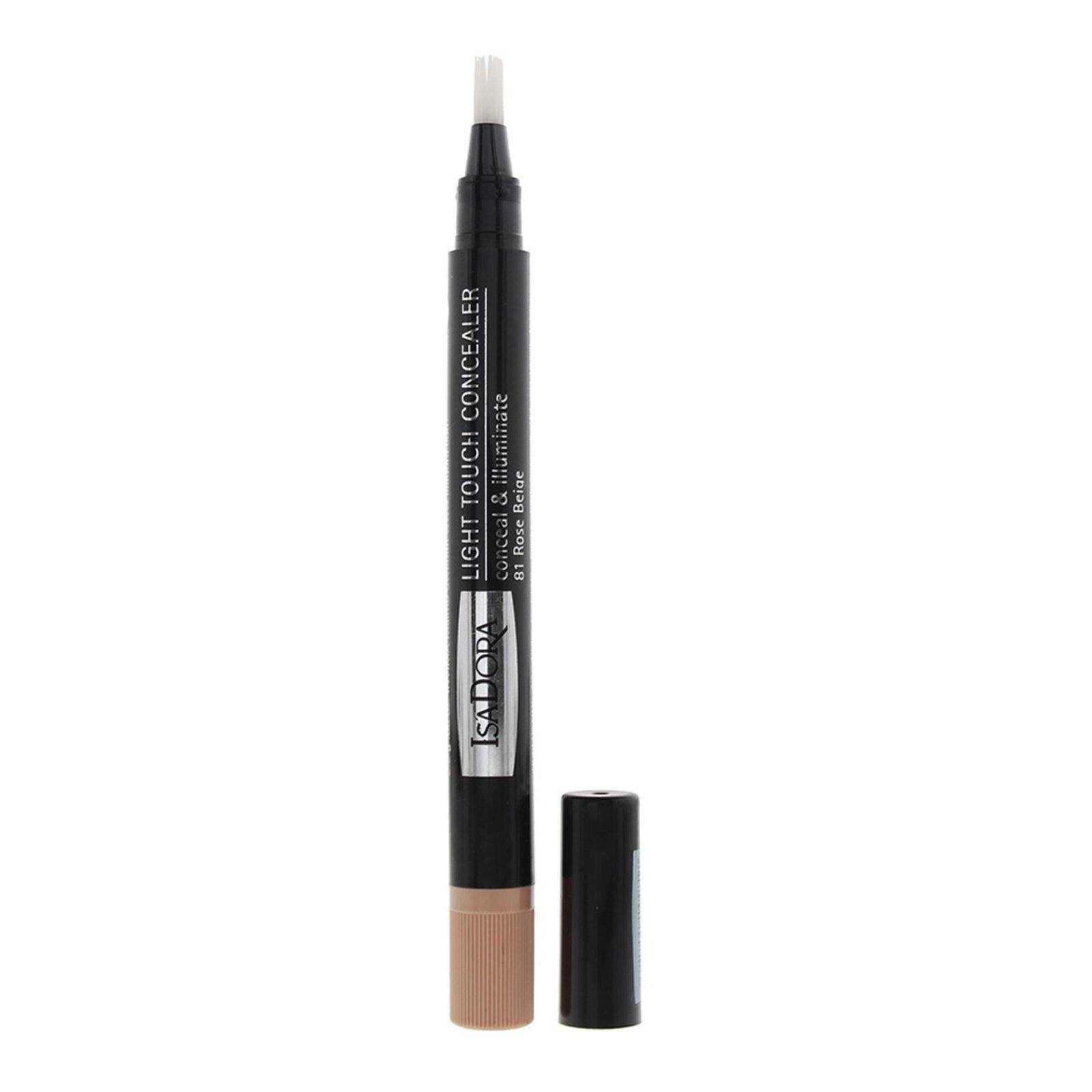 IsaDora, Light Touch, Parabenfri, Uppljusande Effekt, Flytande Concealer, 81, Rose Beige, 2,2 g