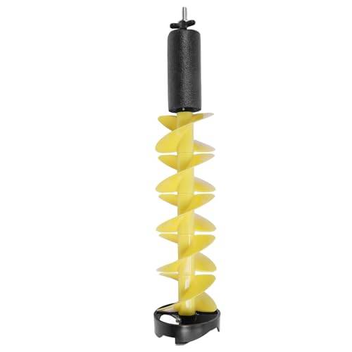 Isborr för Isfiske, 6 Diameter Nylon Isborrborr, 28 Längd Isborr med Universaladapter