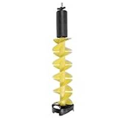 Isborr för Isfiske, 6 Diameter Nylon Isborrborr, 28 Längd Isborr med Universaladapter