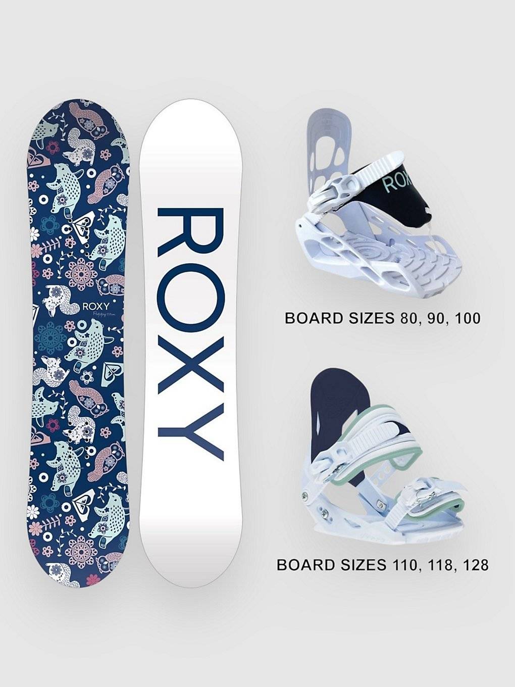 Roxy Poppy Package - Sm 2026 Kids Snowboardpaket - no color - 80