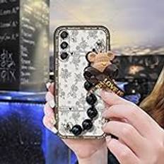 Lulumi-Phone Case For Samsung Galaxy M34 5G/F34/SM-M346B, Black pearl pendant Skin-friendly feel silicone phone protector mobile phone case cell phone cover mobile case phone case