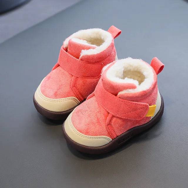 Mini Fashion Vinterstövlar - Lyxiga Vinterstövlar för Barn - Röd / 22 (1-2 år)