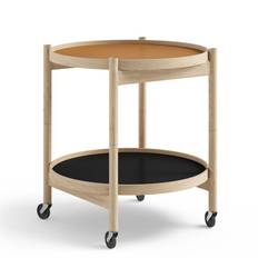 Brdr. Krüger Bølling Litet Bord Natur Ek Clay: Cognac/Svart Ø50 cm