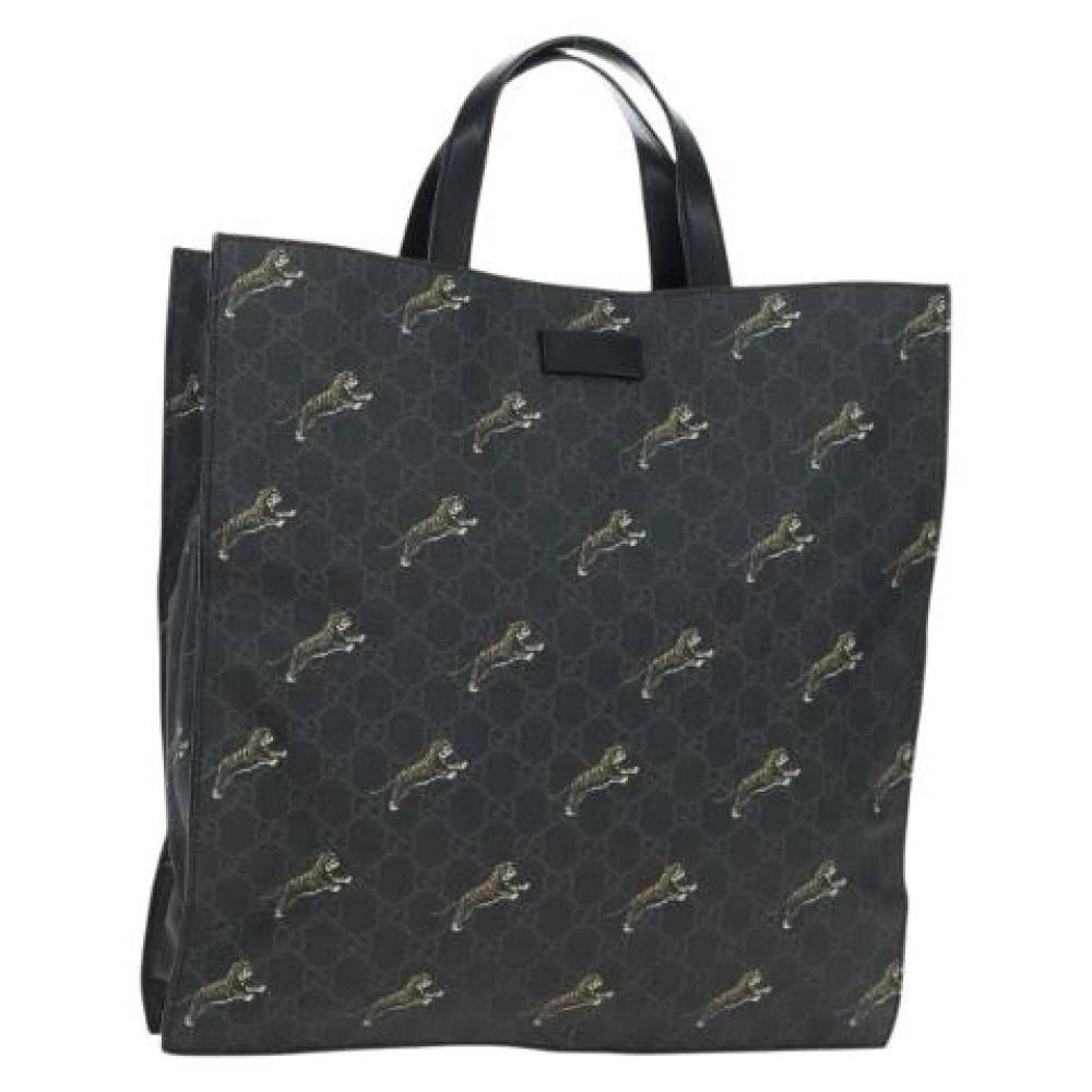 Gucci Vintage Pre-owned Vintage Tote Bag - Vintage - Dame - Sort - ONE SIZE - Læder