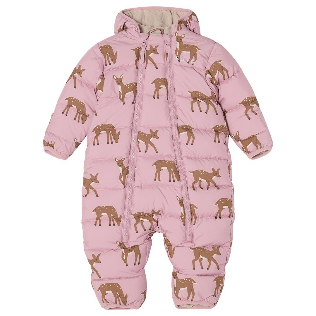 Kuling Bern Pufferoverall Dusty Pink Deer Dusty Pink Deer-74/80 cm Rosa 74/80 cm Pojkar, Flickor