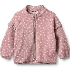 Wheat - Ellena fleecejakke - Rosa - str. 7 år/122 cm